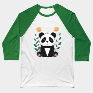 Earth Day With Cute Panda Baseball T-Shirt